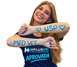 Giovanna Edith Bertolani, aprovada em Medicina Veterinária na USP